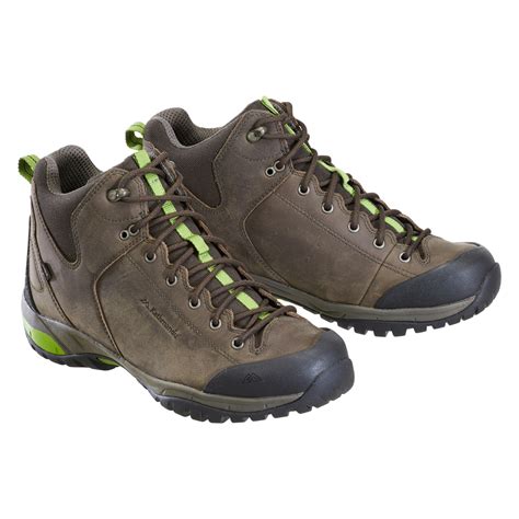 Kathmandu Straven Mens Leather Vibram Sole Water Resistant Hiking Boots