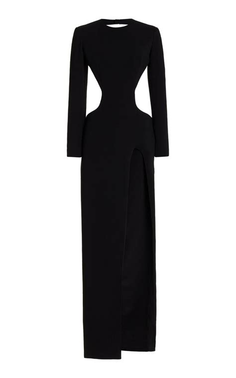 M Not Open Back Maxi Dress Black Moda Operandi