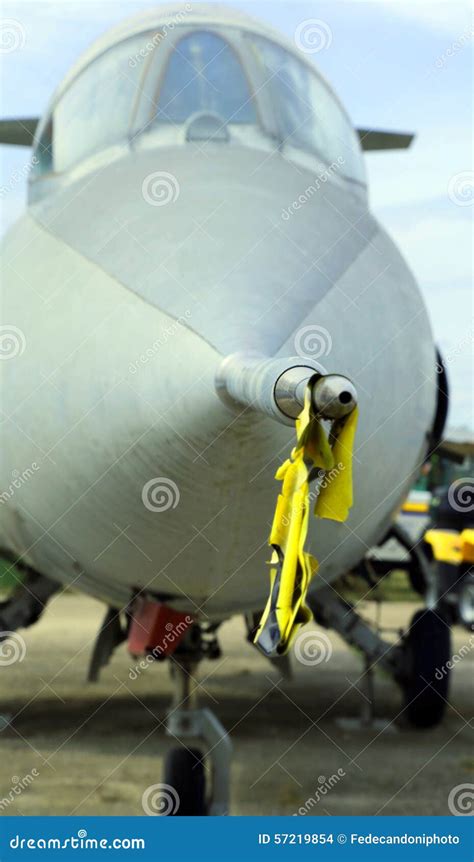 Pitot Static System In The Modern Plane Stock Photo