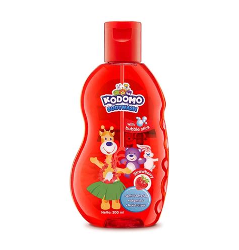 KODOMO Body Wash Botol Gel Strawberry 200ml Lazada Indonesia