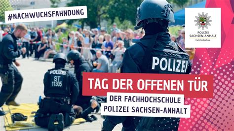 F Nfzig Rechtzeitig Impfung Tag Der Offenen T R Polizei Aschersleben