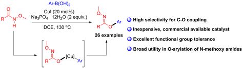 Catalysts Free Full Text Selective C O Coupling Reaction Of N