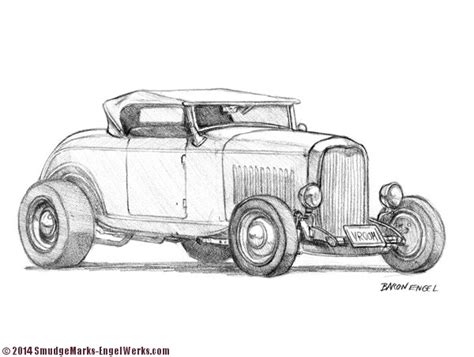 Hot Rod Pencil Drawings / Hot Rod Pencil Home Facebook : Cars, trucks, motorcycles, airplanes ...