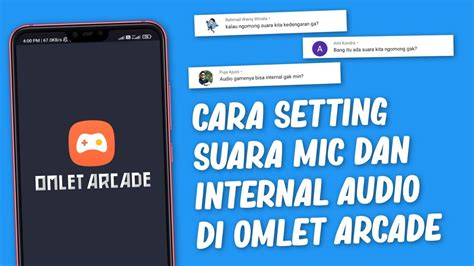 Cara Setting Suara Game Di Omlet Arcade YouTube