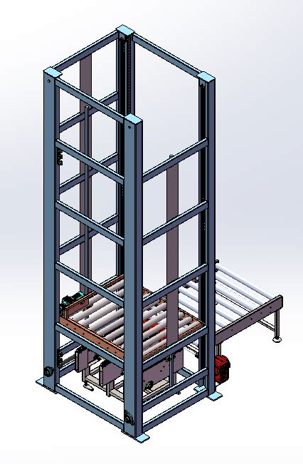 提升机3d模型下载三维模型solidworks模型 制造云 产品模型