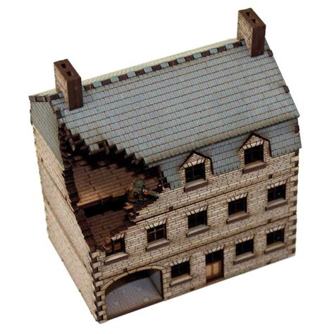 The Wargame Shed 4ground Damaged 15mm Ww2 Buildings