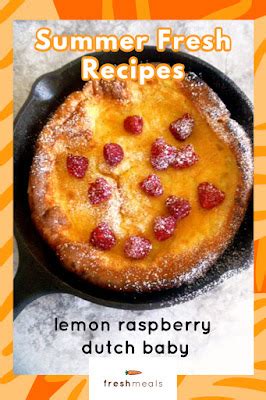 Slice Of Southern Summer Fresh Recipe Series Lemon Raspberry Dutch Baby