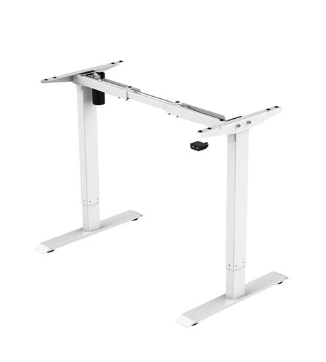 Black Hydraulic Electric Sit Stand Desk With Basic Controller 80 Cm Or