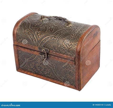 The old wooden chest stock photo. Image of luxury, gold - 19355110