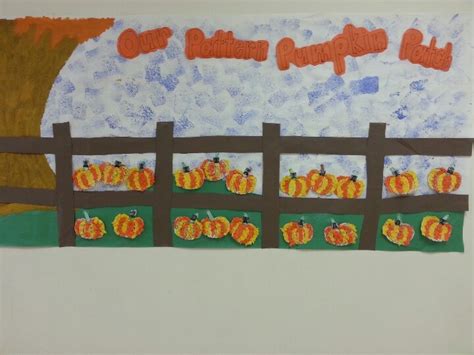 Pattern pumpkin patch bulletin board