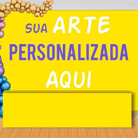 Painel Festa Em Lona Personalizado 250x200cm Elo7