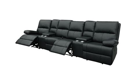 4 Seater Leather Recliner Sofa - sofa living room ideas