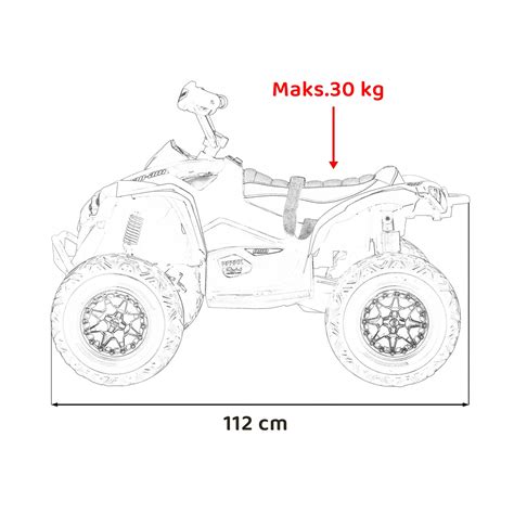 Quad Maverick ATV White | Ramizb2b.com