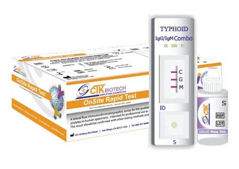 Typhoid IgG IgM Rapid Test At Best Price In Chennai By Athenese Dx