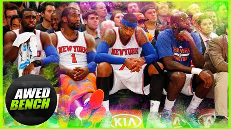 New York Knicks Bench Reacts To Blake Griffin Dunk On Timofey Mozgov