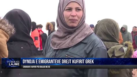 Dyndja E Emigranteve Drejt Kufirit Grek Youtube