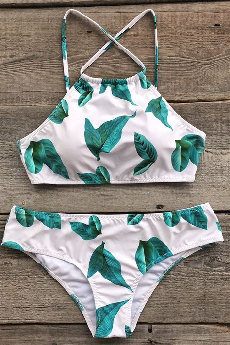 Learn To Fly Leaves Bikini Set