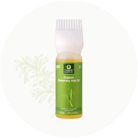 Organic Harvest Rosemary Hair Oil Faasha