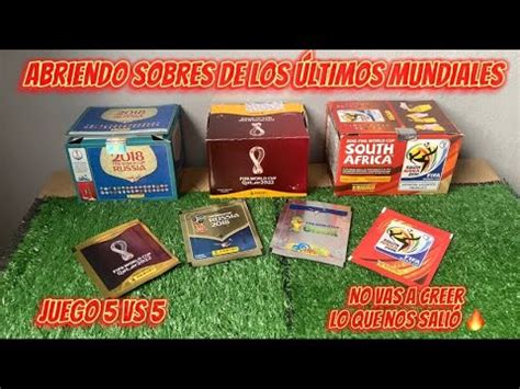 Abriendo Sobres De Los Ltimos Mundiales Mini Unboxing Din Mica