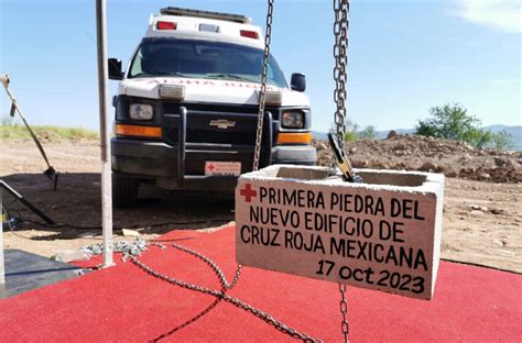 Colocan La Primera Piedra Para La Base De Cruz Roja Zona Sur En