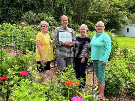 Onekama Resident Receives The Harvest Garden Award