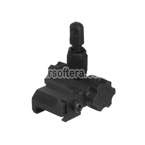 Airsoft Cyma Plastic Scar Flip Up Rear Sight For 20mm 1913 Picatinny R Airsoftera