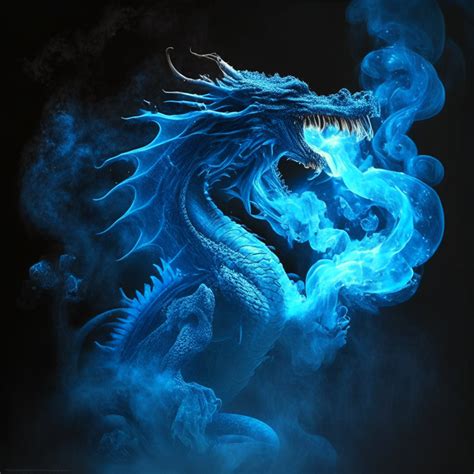 Blue Fire Dragon