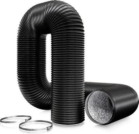 Aygrochy Pvc Ventilation Ducting With Clamps Mm Air Duct Flexible