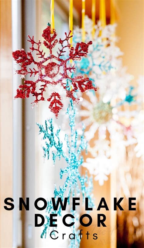 15 of the Best DIY Snowflake Decorations - The Frugal Navy Wife