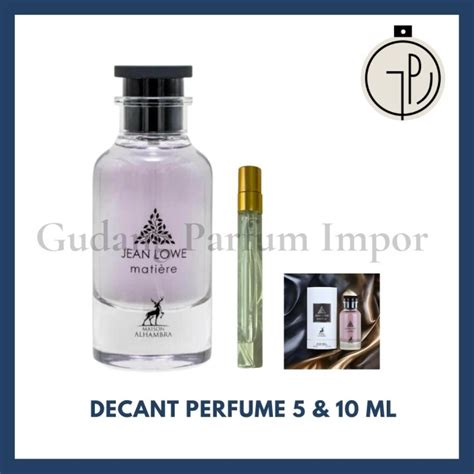 Jual Decant Lattafa Maison Alhambra Jean Lowe Matiere EDP Shopee