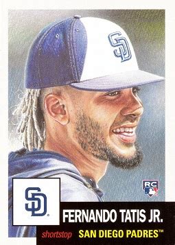 2019 Living Set Baseball Fernando Tatis Jr. Roookie Card