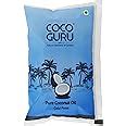 Cocoguru Cold Pressed Coconut Oil Pouch Litre Amazon In Grocery