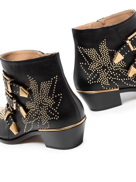 Chloé Susanna 30mm Studded Ankle Boots Farfetch