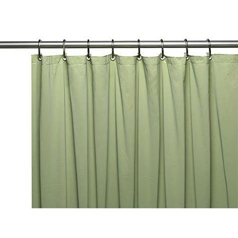 Royal Bath Extra Long 5 Gauge Vinyl Shower Curtain Liner With Metal Grommets In Sage Size 72