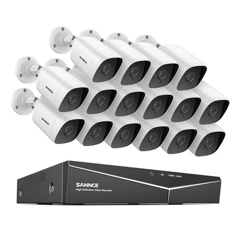 16 Channel 16 Camera 1080p Security Camera System | SANNCE Store