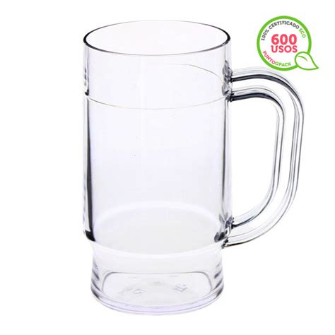 Jarra De Cerveza Eco Reutilizable Ml