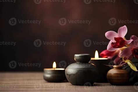 Beautiful Spa Background With Copy Space Wellness Backdrop Empty