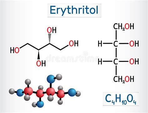 Mol Cula De Eritritol Es Az Car Alcohol O Poliol Aditivo Alimenticio