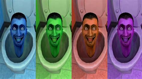 Yellow Skibidi Toilet Vs Green Skibidi Toilet Vs Blue Skibidi Toilet Vs