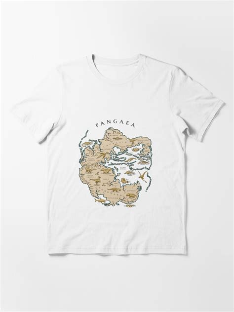 Map Of The Supercontinent Pangaea T Shirt For Sale By Morden