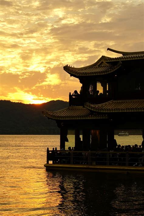 West Lake Sunset in Hangzhou