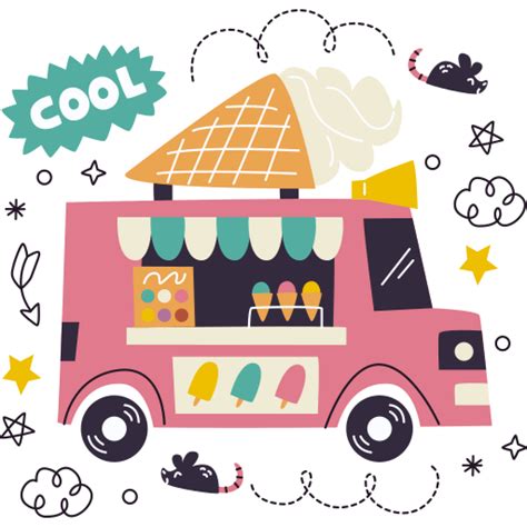 Food Truck Stickers - Free food and restaurant Stickers