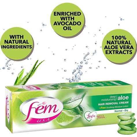 Fem Aloe Vera Hair Removal Cream Twin Pack Dabur International