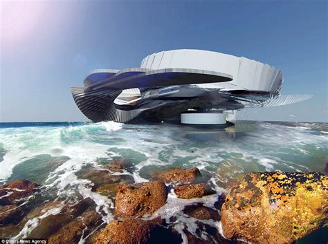 Futuristic Seashell Inspired Concept Reveals Hydroelectric Home That