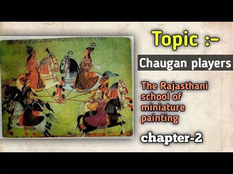 Chaugan Players Painting Rajasthani School Of Miniature Painting