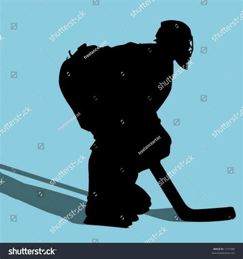 Hockey Goalie Stock Vector Royalty Free 1275389 Shutterstock