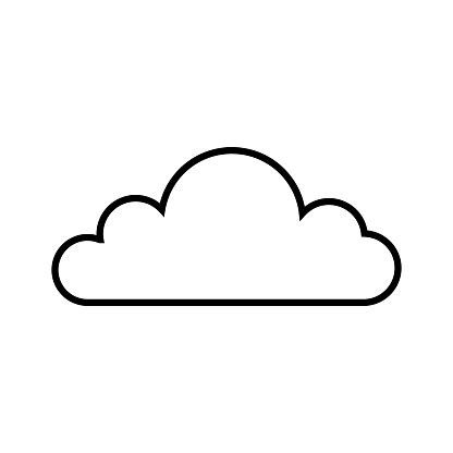 Cloud Template Vector Stock Illustration - Download Image Now ...