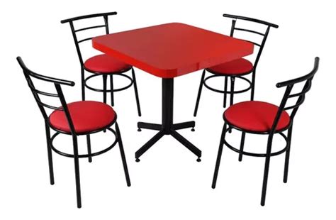 Mesa Con Sillas Para Restaurante Bar Cafeter A Comedor