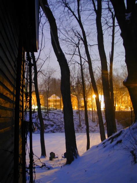 Twilight On The Poestenkill Mt Ida Troy Ny Late March Flickr