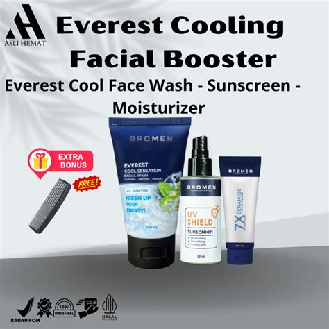 Jual BROMEN Paket Cooling Everest Booster Everest Cool Face Wash